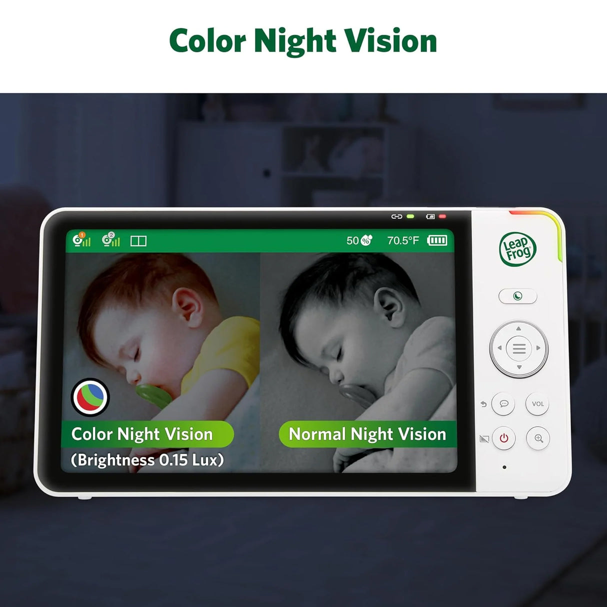 LeapFrog LF920HD 7″ Video Baby Monitor with Colour Night Vision