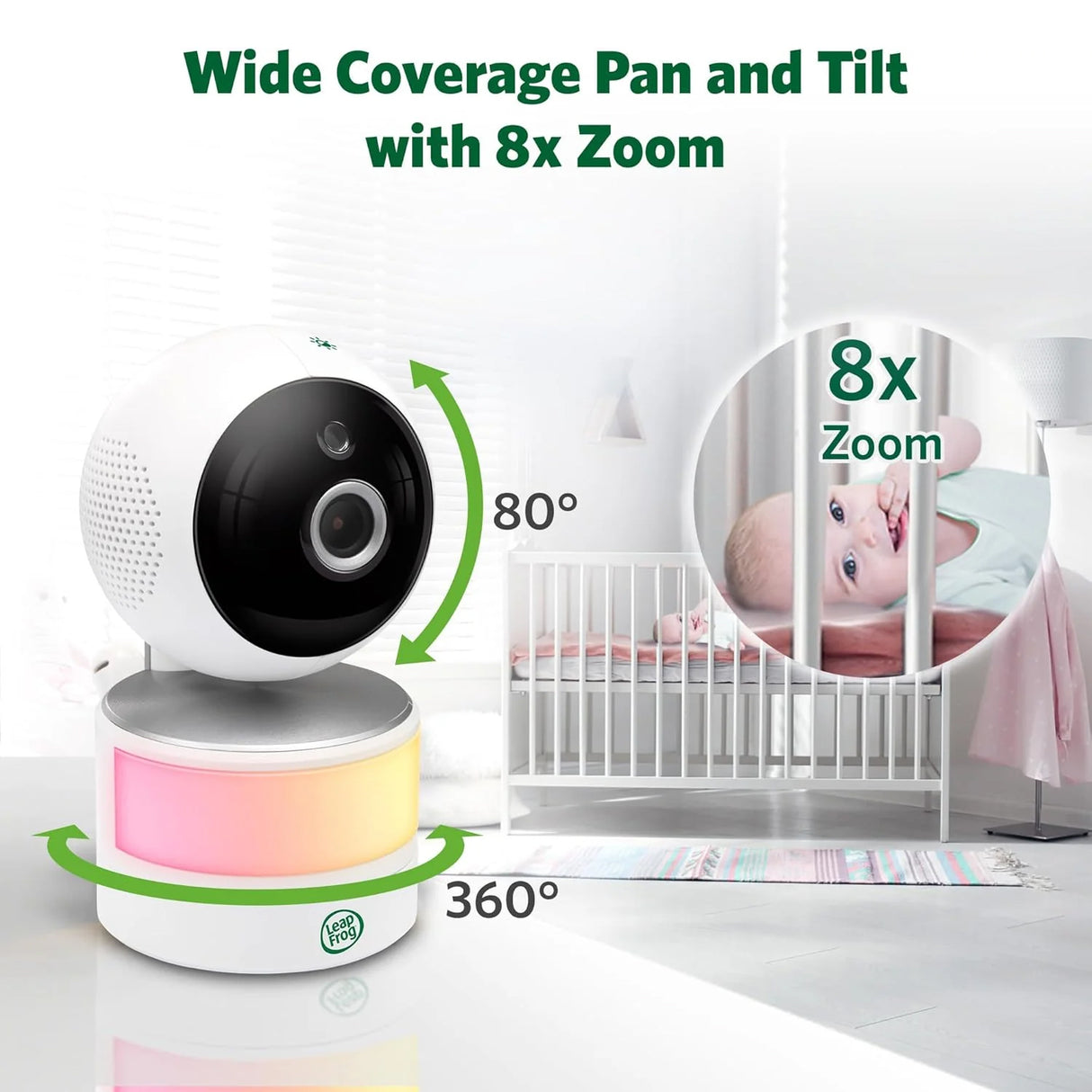 LeapFrog LF920HD 7″ Video Baby Monitor with Colour Night Vision