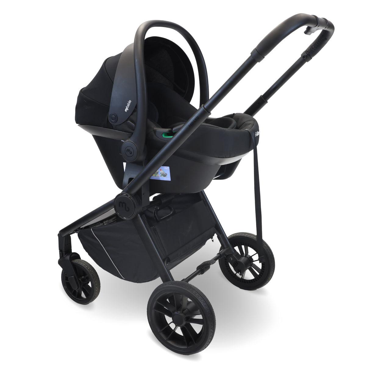 My Babiie 450i Travel System with Infant Carrier - Black