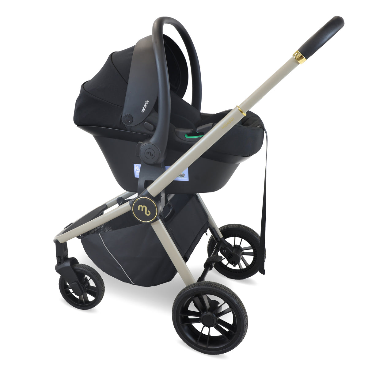 My Babiie 450i Travel System with Infant Carrier - Ivory