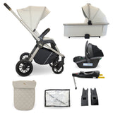 My Babiie 450i Travel System with Infant Carrier - Ivory