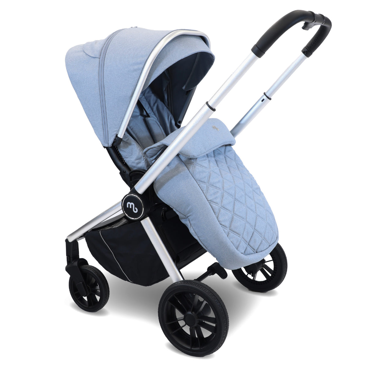 My Babiie 450i Travel System with Infant Carrier - Steel Blue