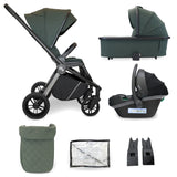 My Babiie 450i Travel System with Infant Carrier - Forest Green