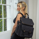 My Babiie Billie Faiers Quilted Backpack - Black