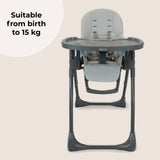 My Babiie MBHC9 Luxe Highchair - Grey