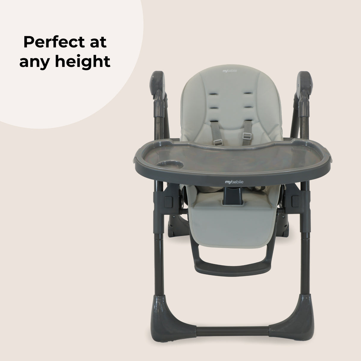 My Babiie MBHC9 Luxe Highchair - Grey