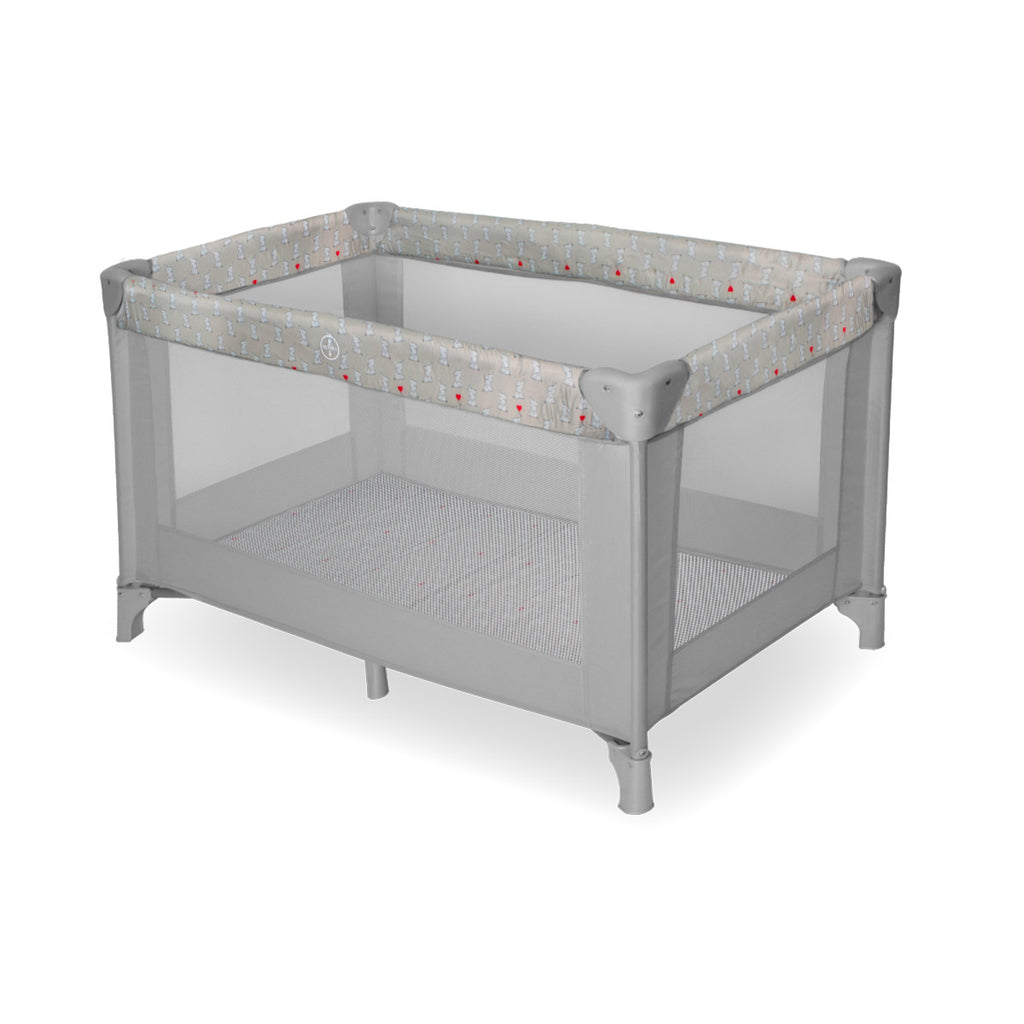 My Babiie Dani Dyer Cherish Travel Cot - Elephants