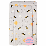 Callowesse Soft Foam Baby Changing Mat - Grey Bee