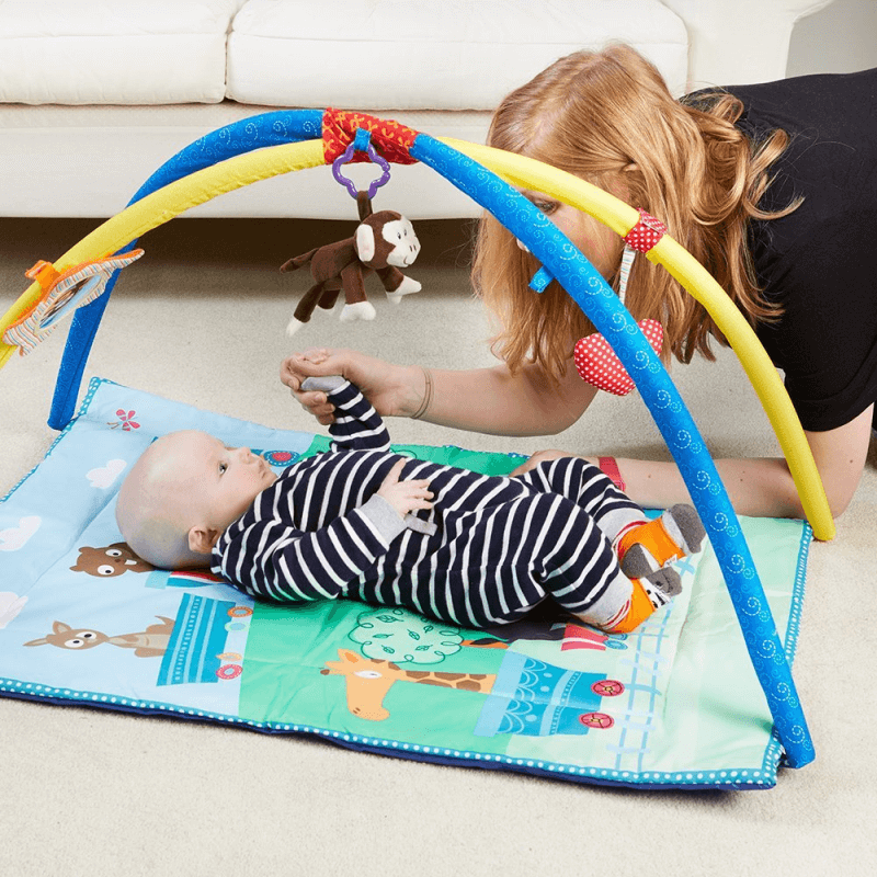 Nuby Newborn Animal Activity Play Gym