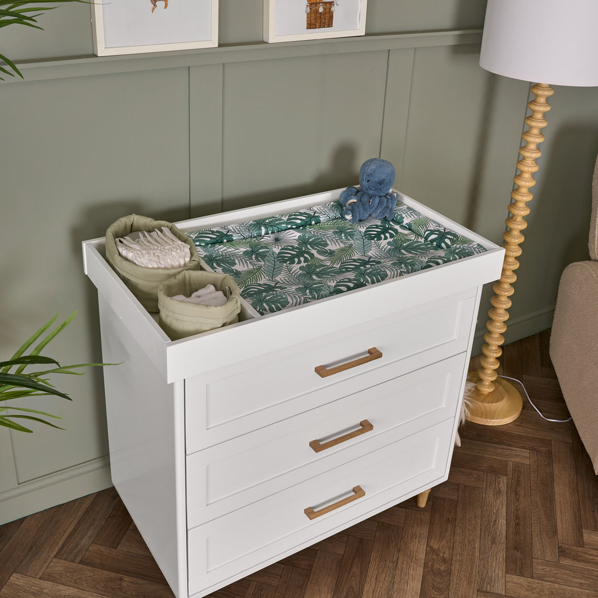 Obaby Orla Dresser/Changing Unit - White & Oak