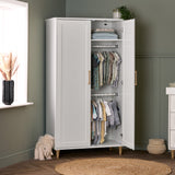 Obaby Orla Wardrobe - White & Oak