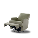 Obaby Madison Swivel Glider Recling Chair - Teddy Fabric Olive