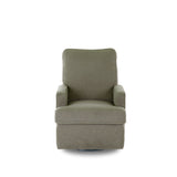 Obaby Madison Swivel Glider Recling Chair - Teddy Fabric Olive