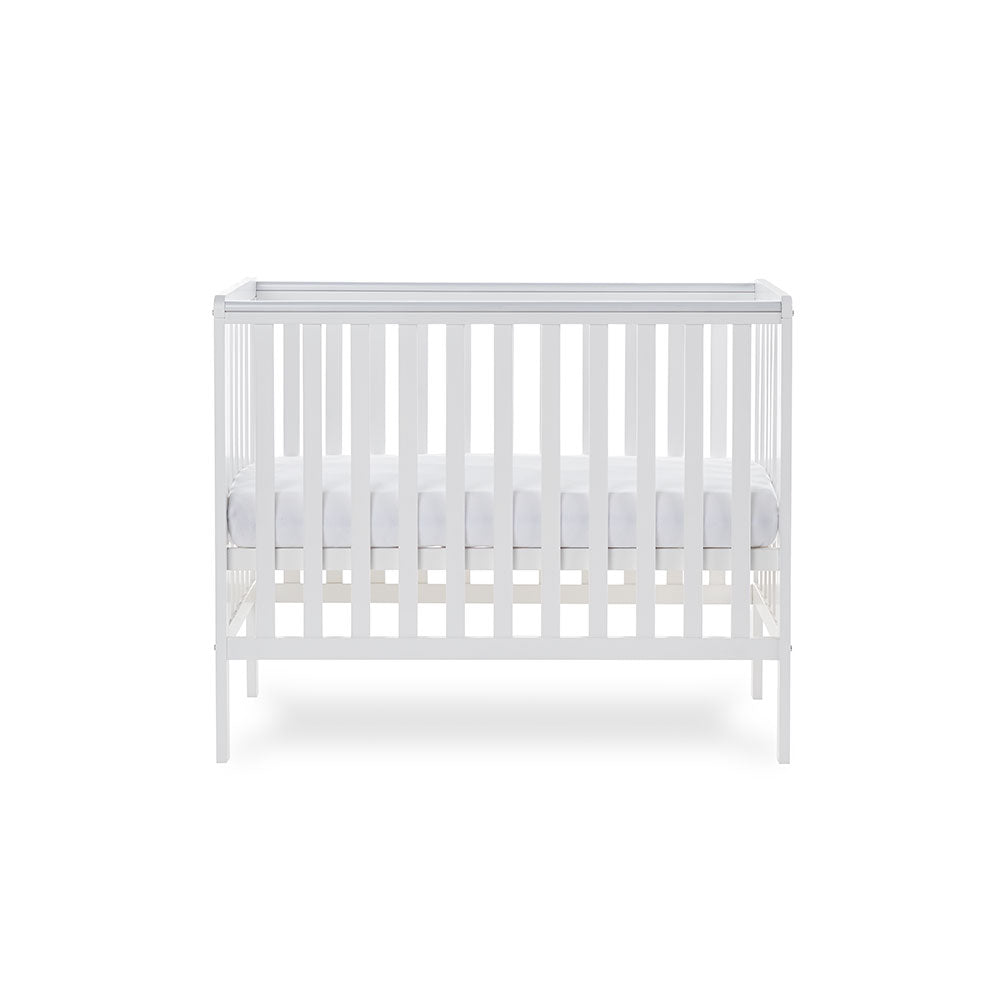 Obaby Bantam Space Saver Cot - White