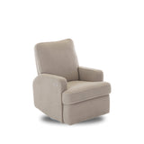 Obaby Madison Swivel Glider Recling Chair - Teddy Fabric Truffle