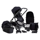 iCandy Orange 4 Single to Double Pushchair Bundle - Black Edition