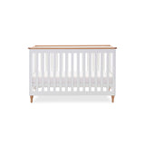 Obaby Orla 2 Piece Nursery Furniture Set with Cot Bed and Dresser - White & Oak