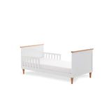 Obaby Orla 2 Piece Nursery Furniture Set with Cot Bed and Dresser - White & Oak