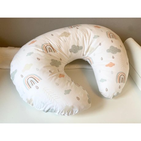 Cuddles Collection Feeding Support Nursing Pillow – Rainbow