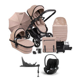 iCandy Peach 7 Complete Travel System with Cybex Cloud T and ISOFIX Base - Cookie