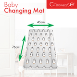 Callowesse Soft Foam Baby Changing Mat - Grey Penguin