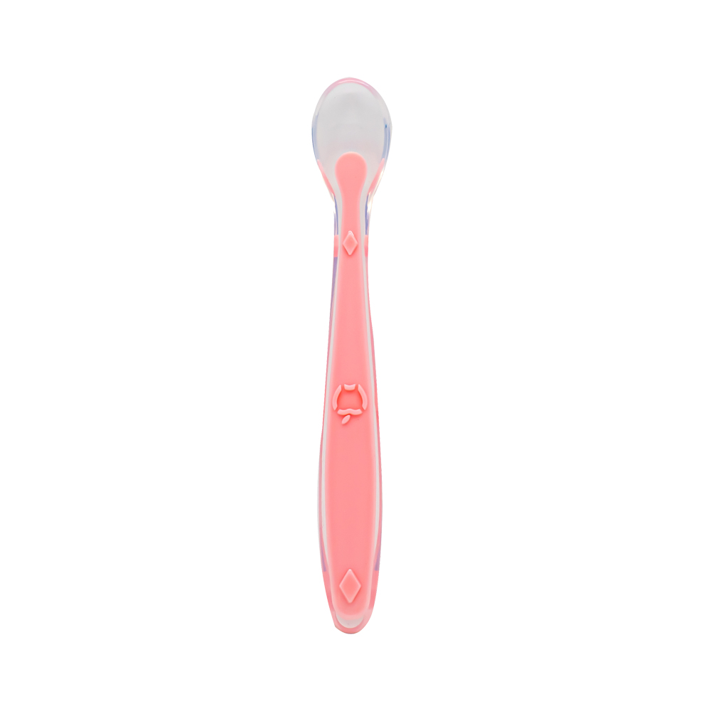 Callowesse Silicone Weaning Spoon – Pink