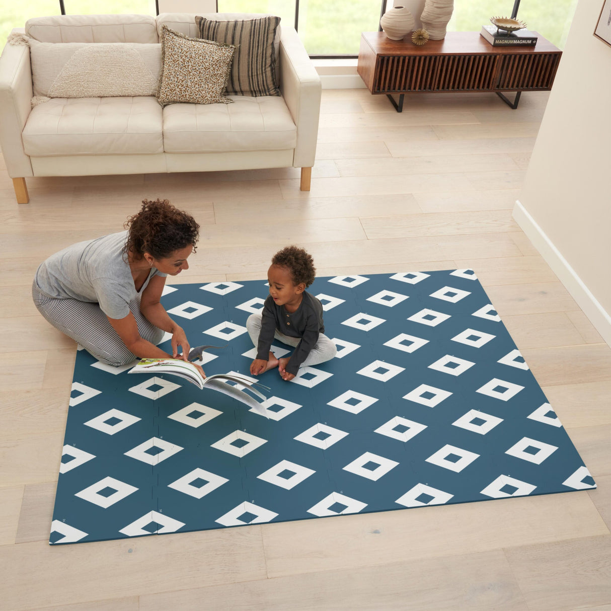 Tutti Bambini 120x 175cm Foam Puzzle Playmat - Diamond Deep Ocean