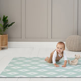 Tutti Bambini 120x 175cm Foam Puzzle Playmat - Diamond Mint