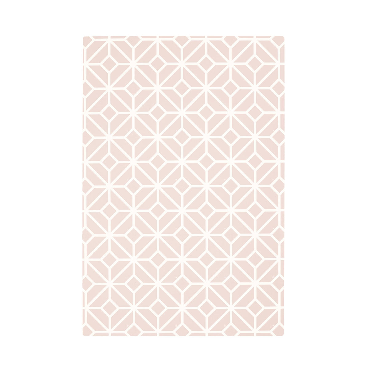 Tutti Bambini 120x 175cm Foam Puzzle Playmat - Tiles Blush Rose