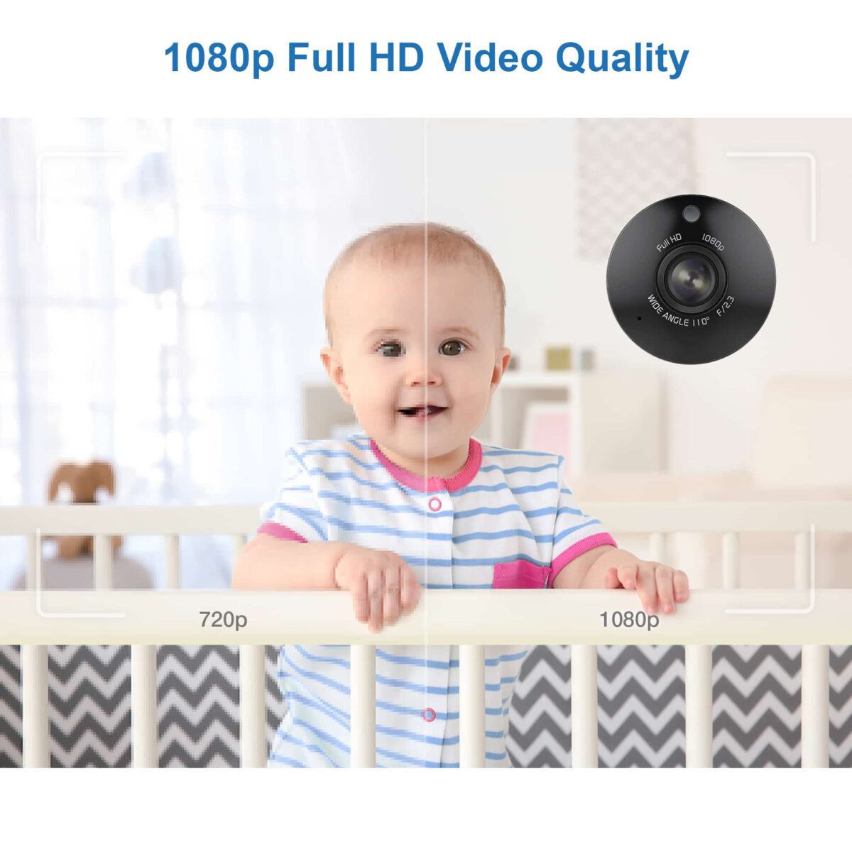 VTech RM5755HD 5″ HD Smart Wi-Fi Video Monitor