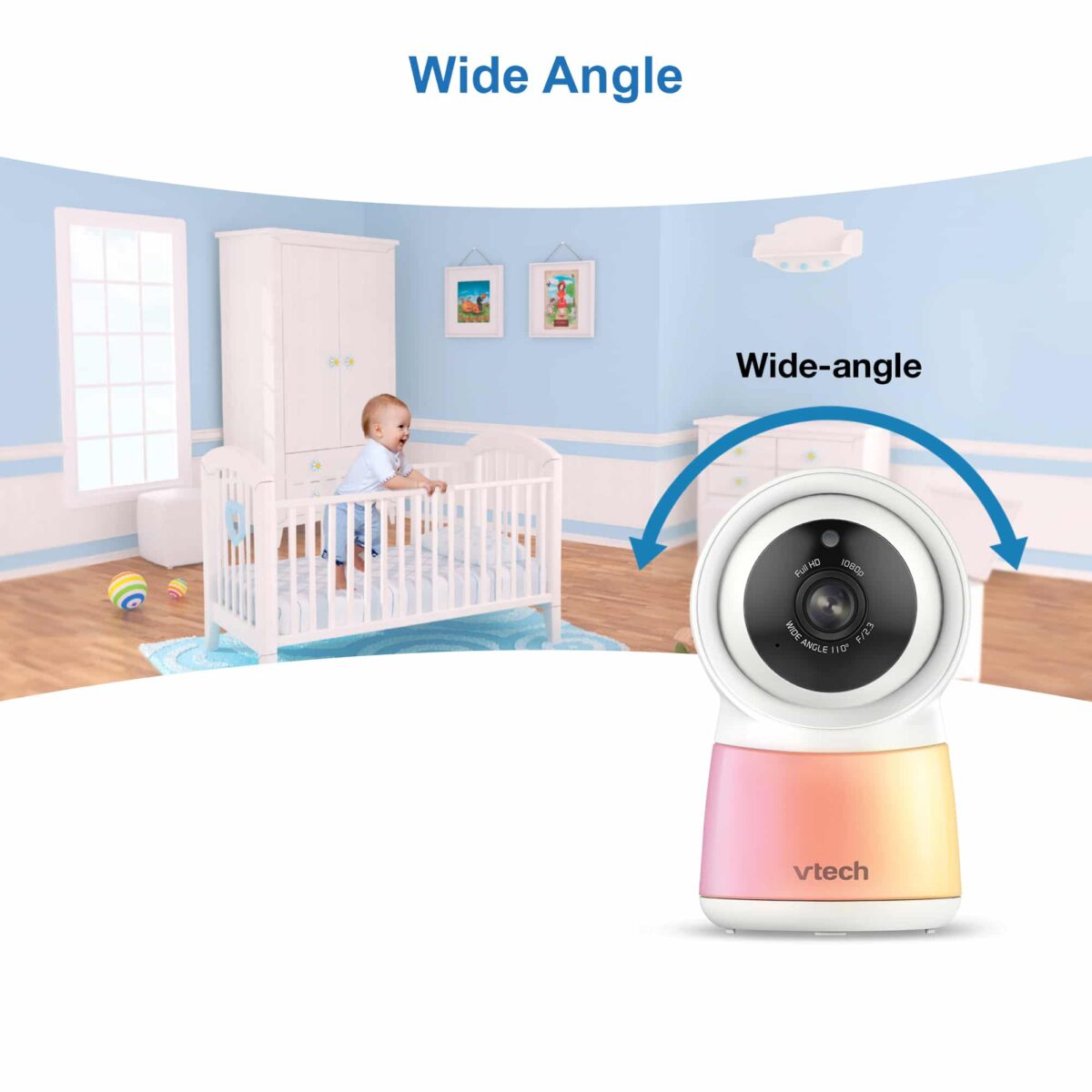 VTech RM5755HD 5″ HD Smart Wi-Fi Video Monitor