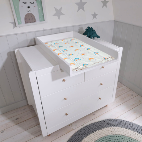 Callowesse Soft Foam Baby Changing Mat - Rainbow Stars