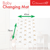 Callowesse Soft Foam Baby Changing Mat - Rainbow Stars