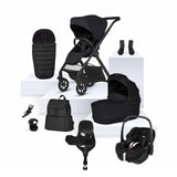 Silver Cross Reef 2 Ultimate Travel System Bundle with Maxi Cosi Pebble Pro2 Car Seat and ISOFIX Base - Space