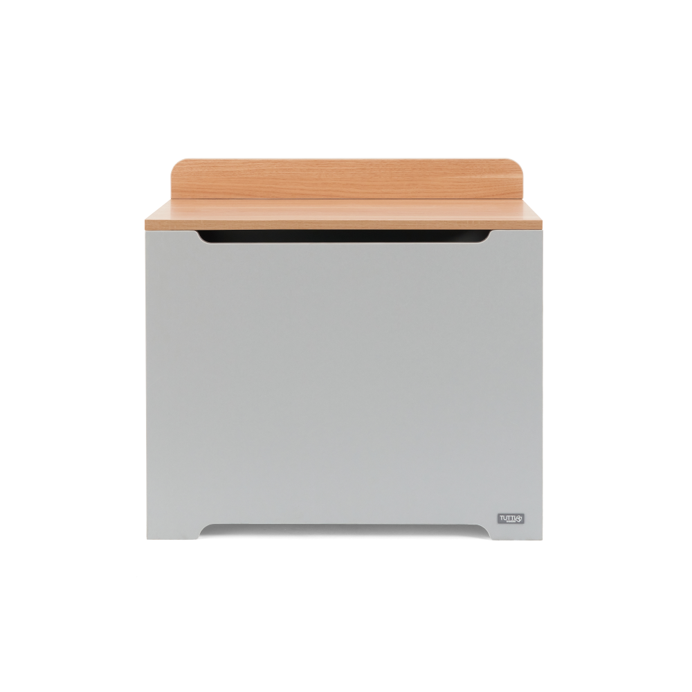 Tutti Bambini Rio Toy Box - Dove Grey / Oak