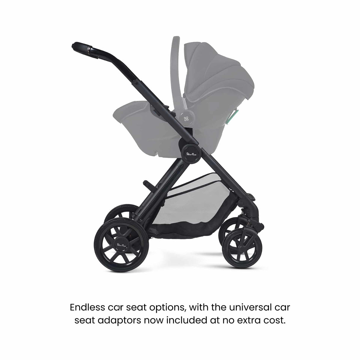 Silver Cross Reef 2 Ultimate Travel System Bundle with Dream Car Seat and Motion 2 360 Car Seat - Mocha