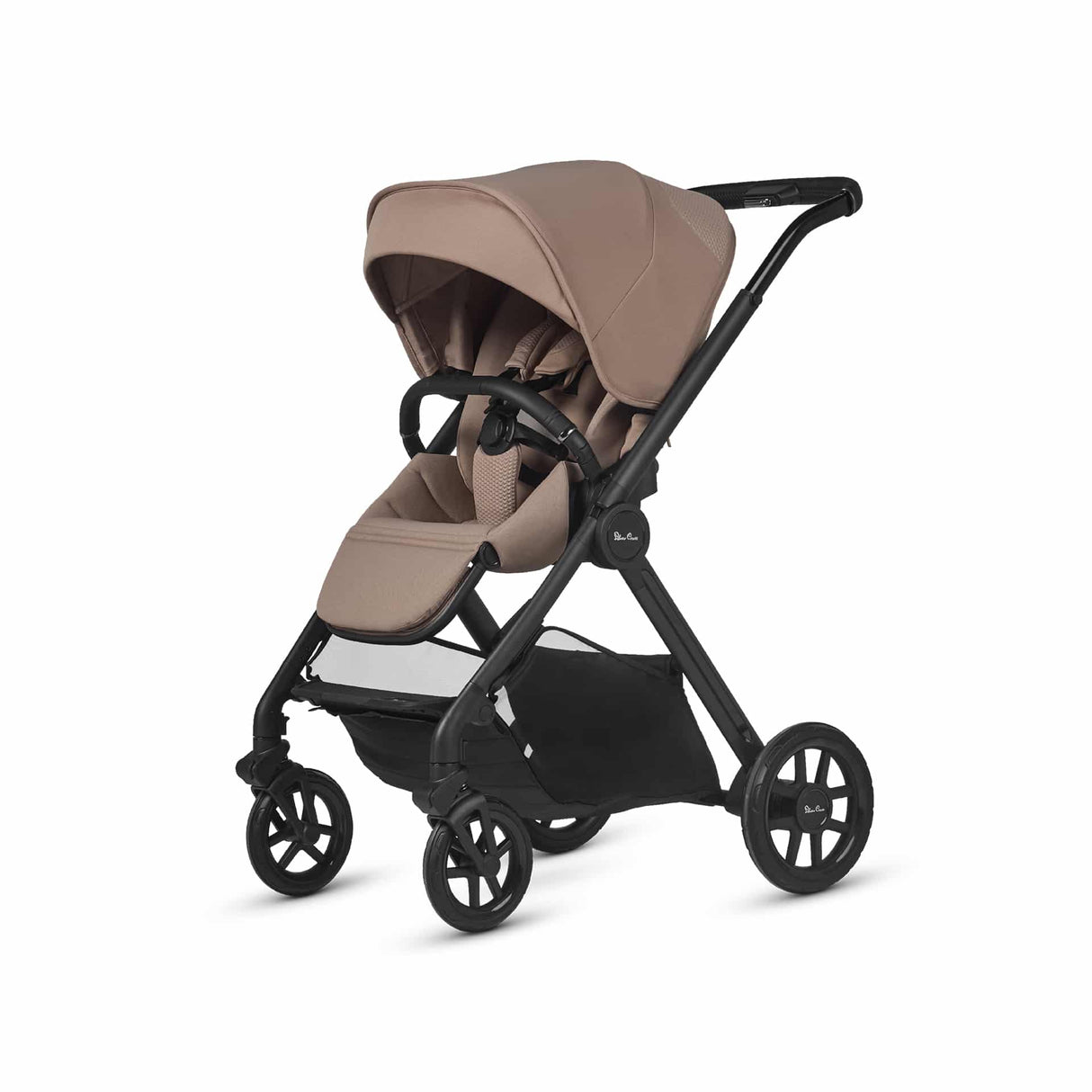 Silver Cross Reef 2 Ultimate Travel System Bundle with Cybex Cloud T Car Seat and ISOFIX Base - Mocha