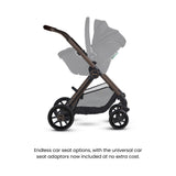 Silver Cross Reef 2 Special Edition Ultimate Travel System Bundle with Dream Car Seat and ISOFIX Base - Ganache