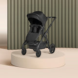 Silver Cross Wave 3 Single to Double Travel System with Dream Car Seat and ISOFIX Base - Onyx