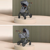 Silver Cross Wave 3 Single to Double Travel System with Dream Car Seat and ISOFIX Base - Lunar