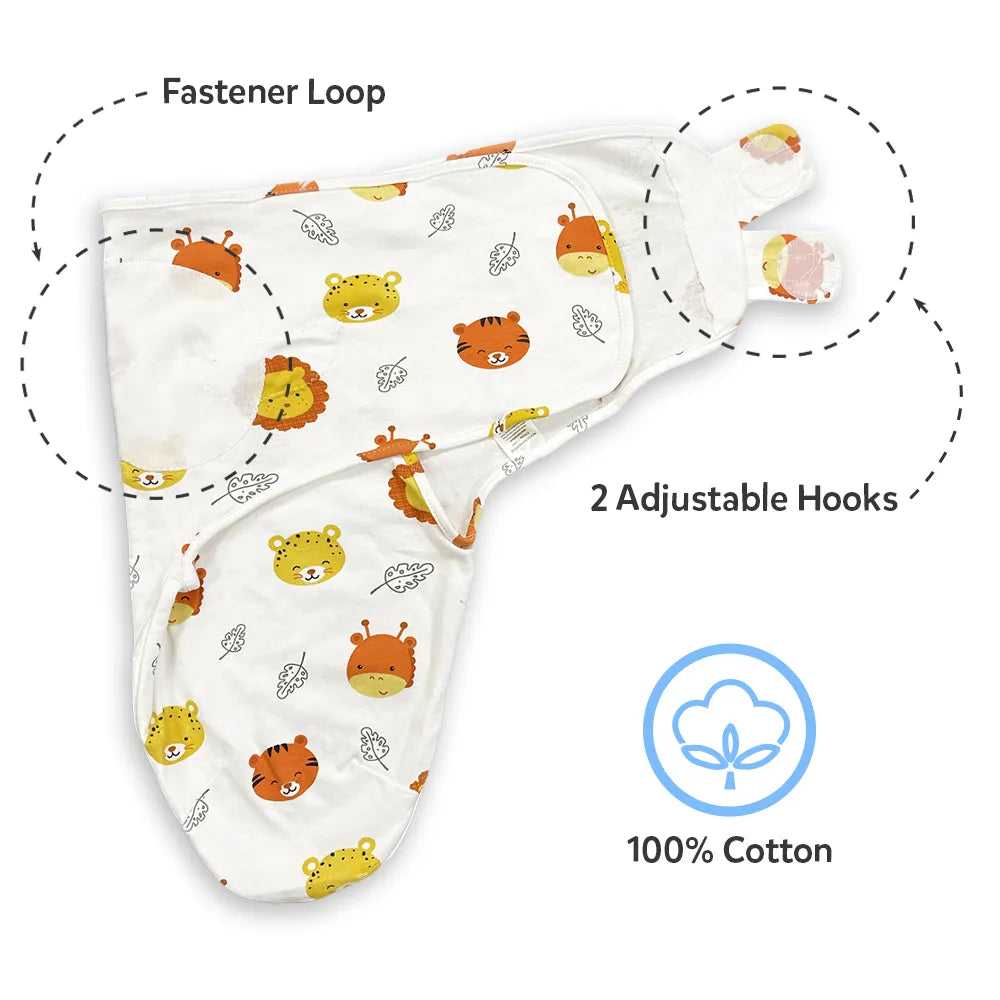 Callowesse Newborn Baby Swaddle 0-3 Months – Safari Friends