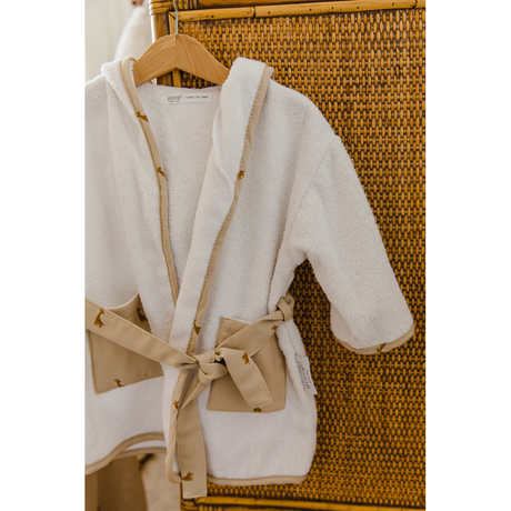 Gloop Organic Cotton Bath Robe 0-12 Months – Safari