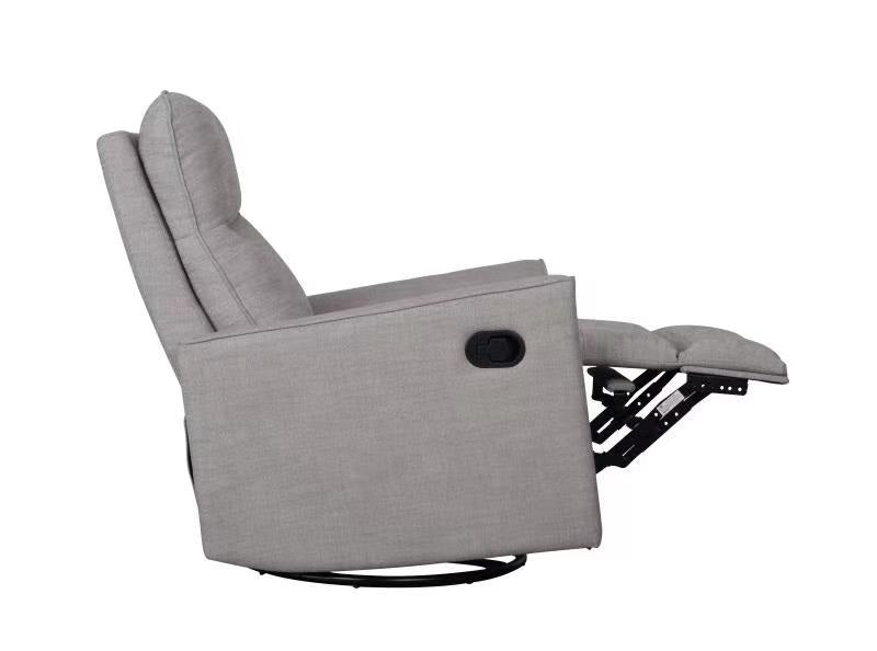 Obaby Savannah Swivel Glider Recliner Chair - Pebble