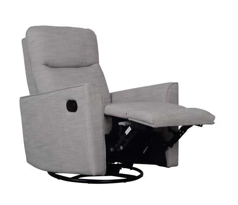 Obaby Savannah Swivel Glider Recliner Chair - Pebble