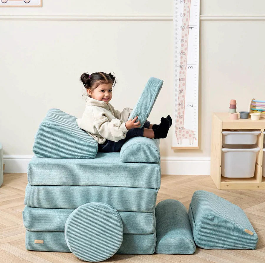 Tutti Bambini Playrama Montessori Kids Play Modular Sofa - Ocean Stone