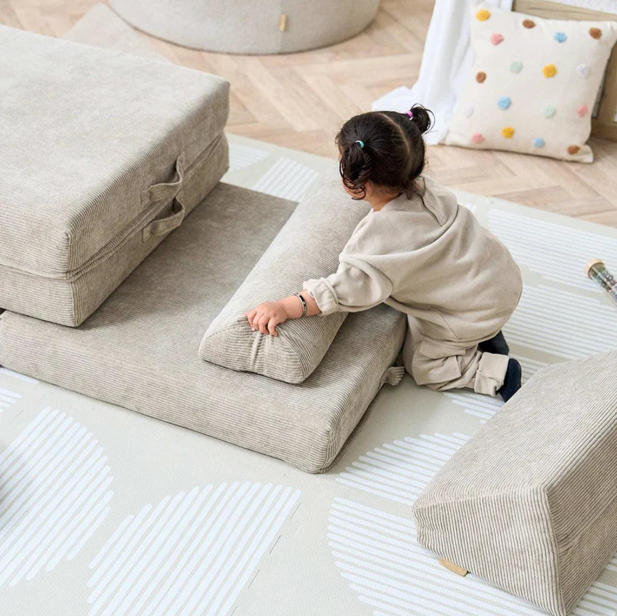 Tutti Bambini Playrama Montessori Kids Play Modular Sofa - Mushroom