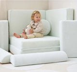 Tutti Bambini Playrama Montessori Kids Play Modular Sofa - Sea Mist