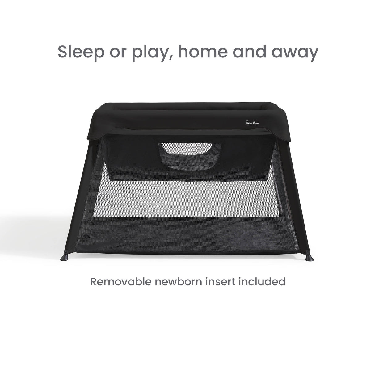 Silver Cross Slumber 3-in-1 Travel Cot & Playpen - Carbon Black