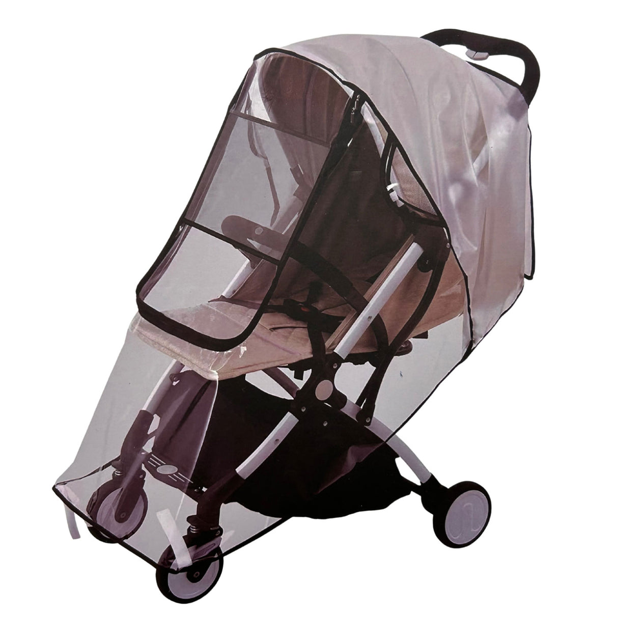 Snuggle Baby Universal Stroller Deluxe Weather Shield Raincover - Black