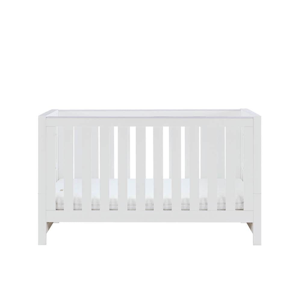 Tutti Bambini Tivoli 2 Piece Nursery Furniture Set with Cot Bed & Dresser - White